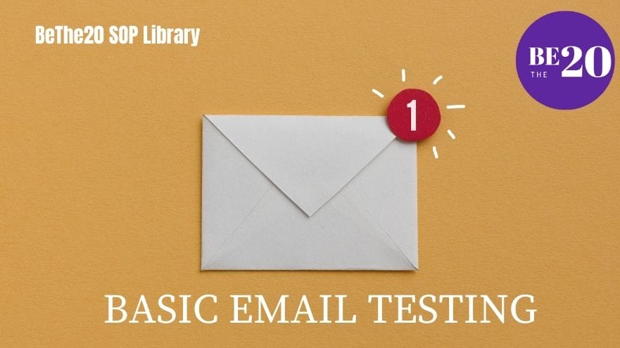 Basic Email Testing